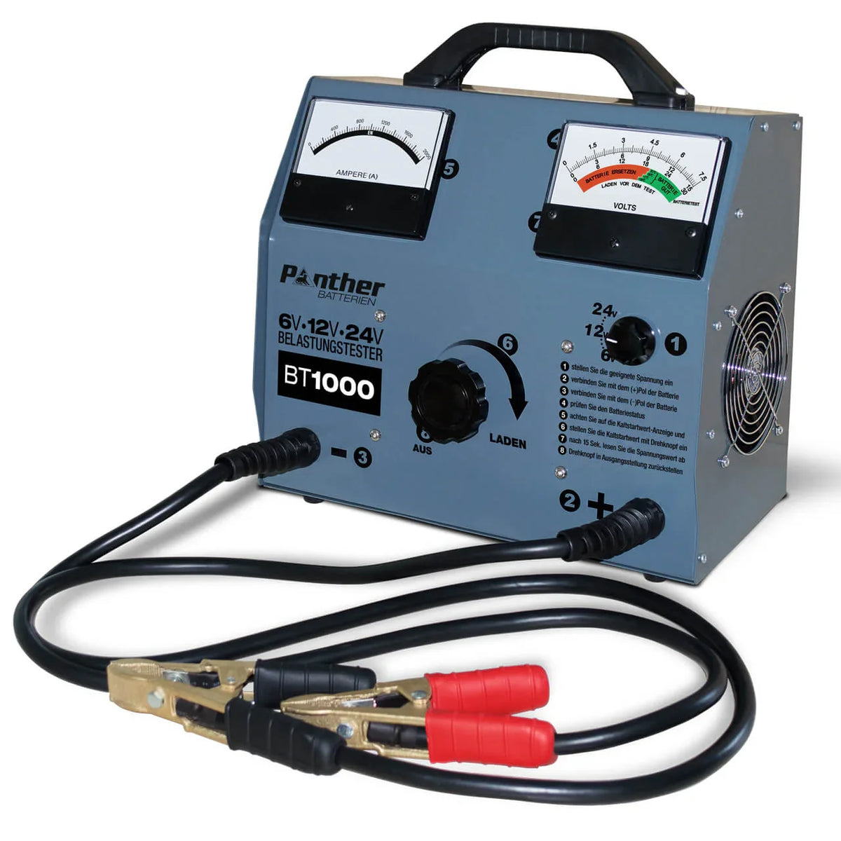 Panther BT 1000 Batterietester 6V / 12V / 24V