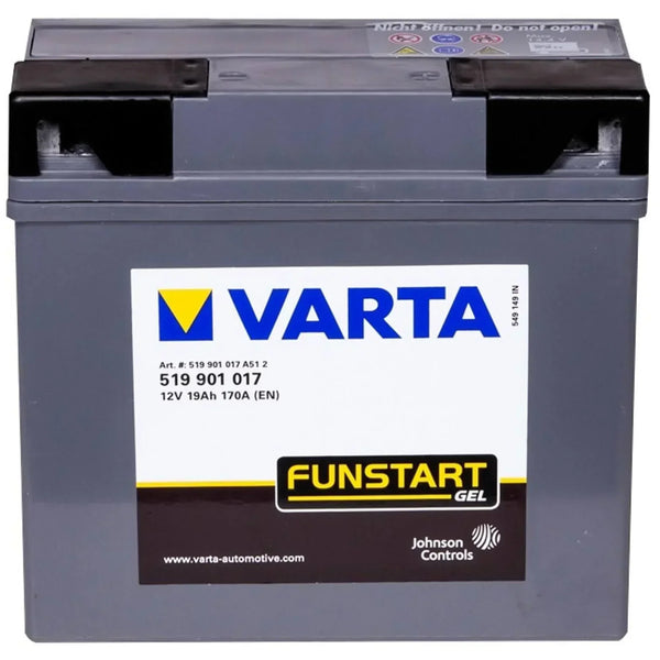 Varta Powersports 519901 GEL 12V 19Ah 170A Motorradbatterie