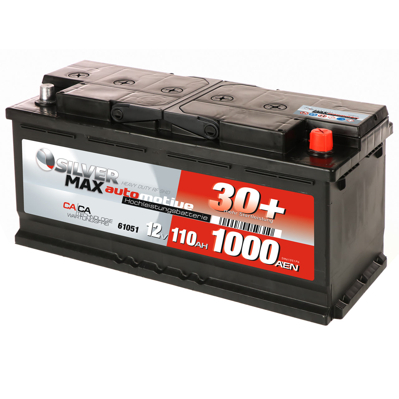 EXAKT Autobatterie 12V 110Ah Starterbatterie PKW KFZ Auto Batterie, 83,90 €