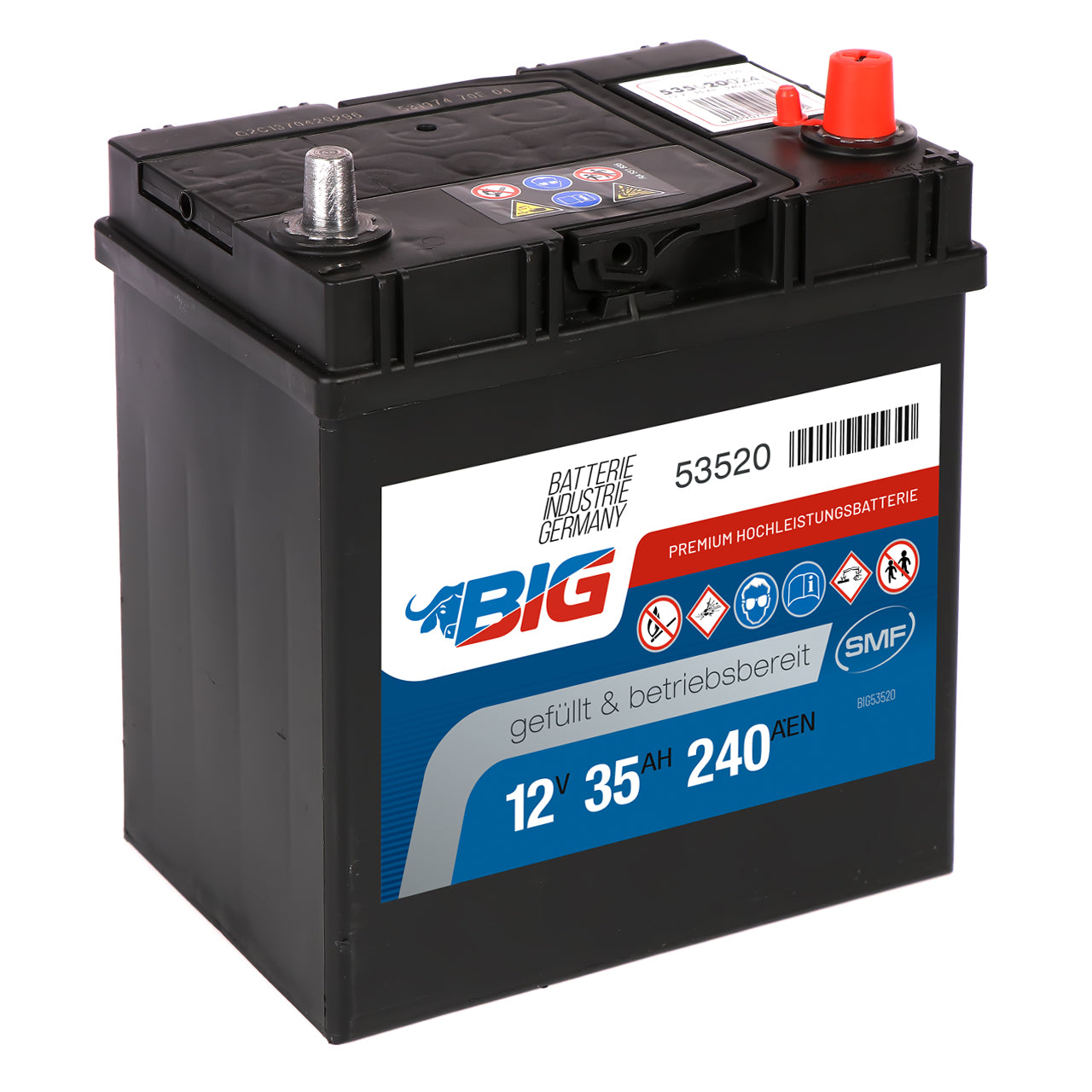 BIG Autobatterie ASIA 12V 35Ah Japan 53520