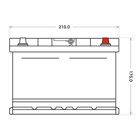 BIG Premium 53646 12V 36Ah 300A/EN Autobatterie