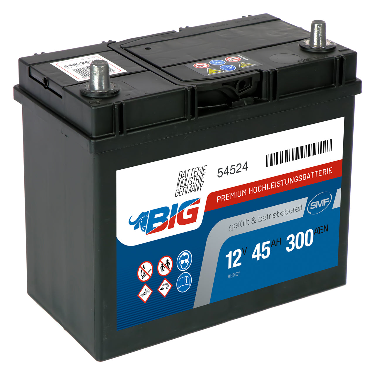 EXAKT Autobatterie 12V 45Ah Starterbatterie PKW KFZ Auto Batterie (45Ah) :  : Auto & Motorrad