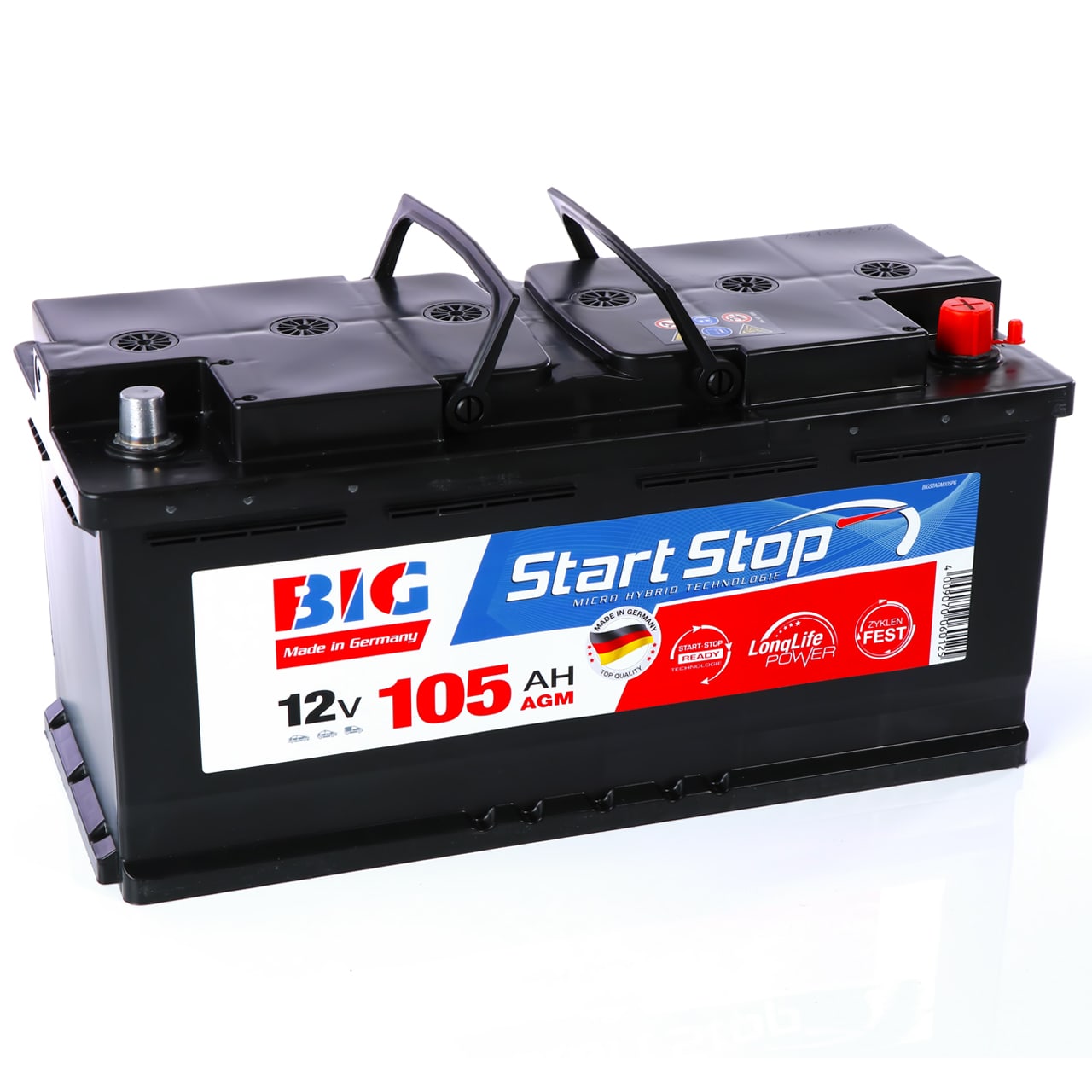 BIG Start-Stop AGM 12V 105Ah 1000A/EN