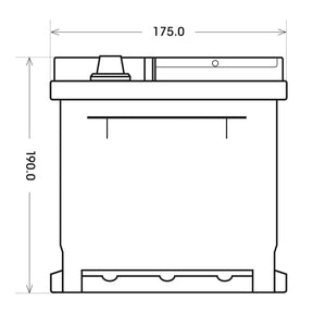 BIG Start-Stop AGM 12V 70Ah 800A/EN Autobatterie