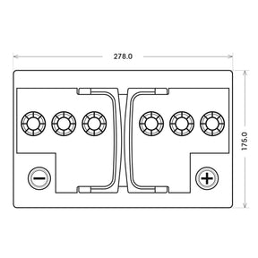 BIG Start-Stop AGM 12V 70Ah 800A/EN