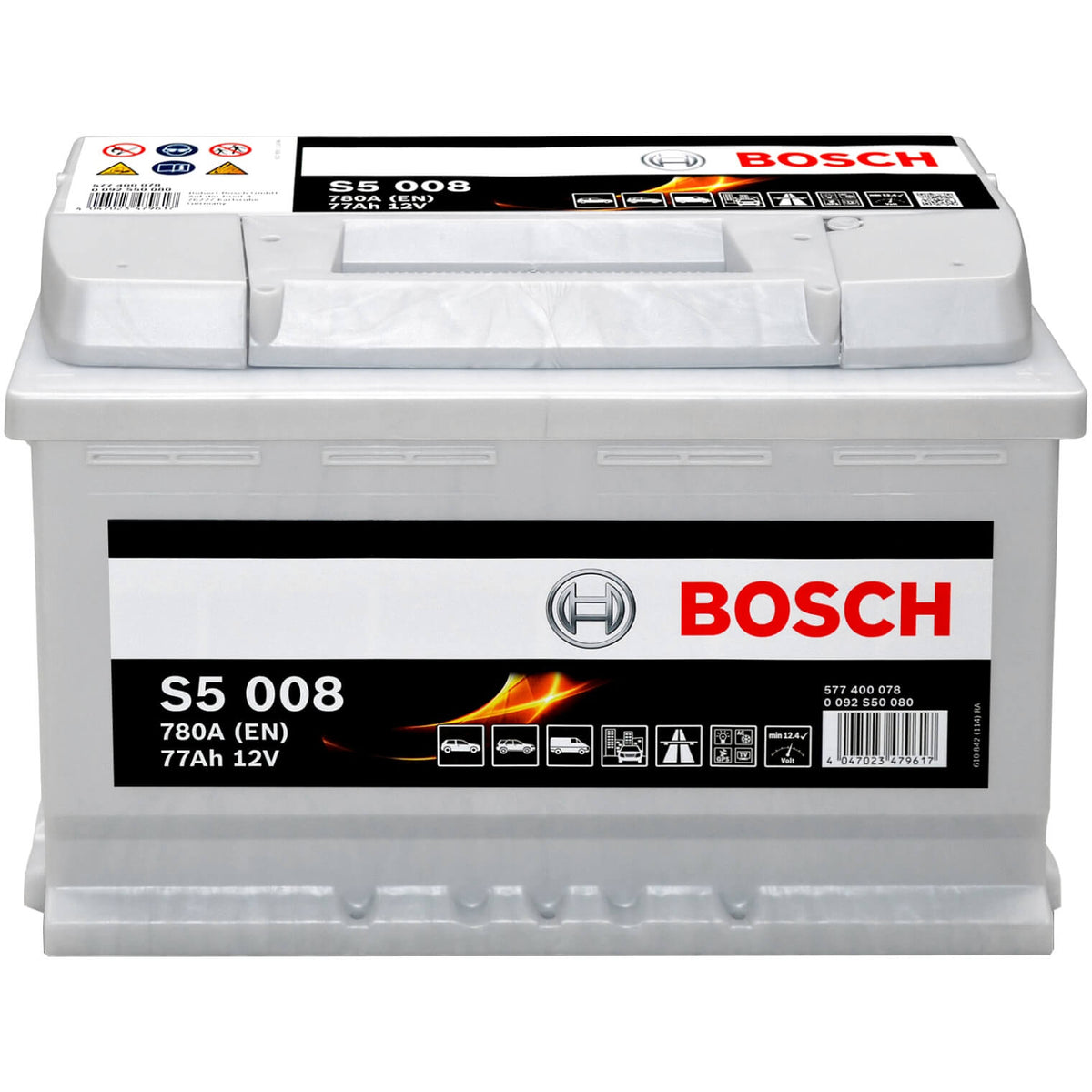 Bosch S5008 12V 77Ah 780A/EN