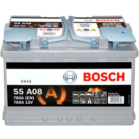 Bosch S5A08 AGM 12V 70Ah 760A/EN