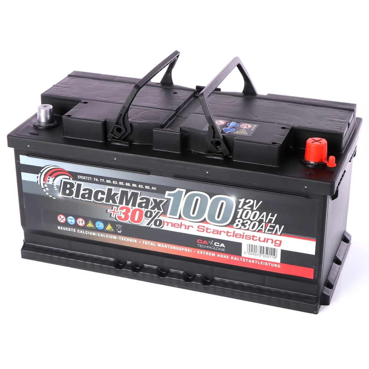 BlackMax +30% 12V 100Ah 830A/EN