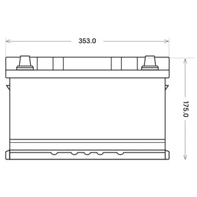 BlackMax +30% 12V 100Ah 830A/EN