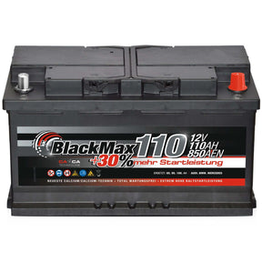 BlackMax +30% 12V 110Ah 850A/EN