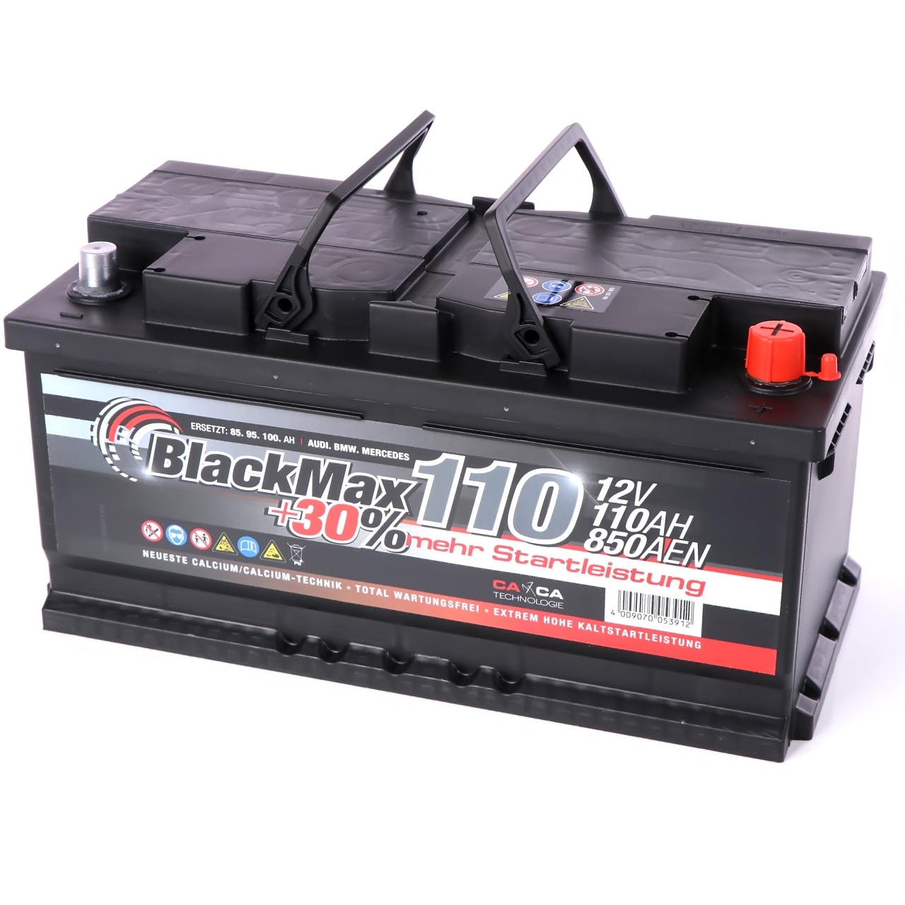 Autobatterie 12V 110Ah BlackMax 30 Edition statt 100Ah