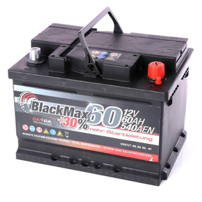 BlackMax +30% 12V 60Ah 540A/EN