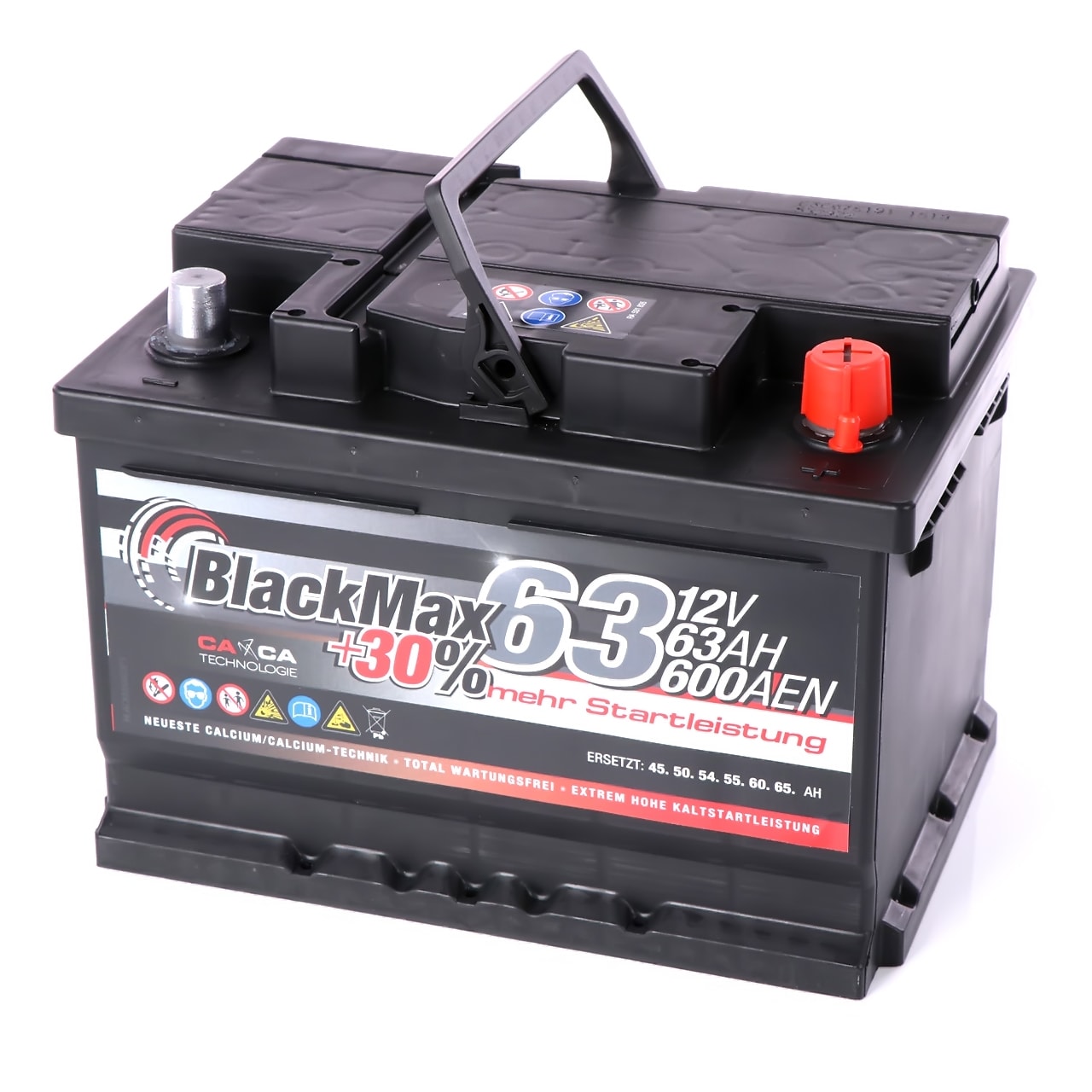 BlackMax +30% 12V 63Ah 600A/EN