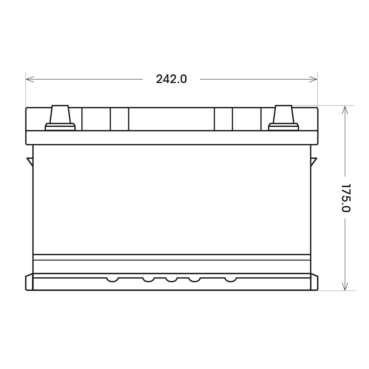 BlackMax +30% 12V 63Ah 600A/EN