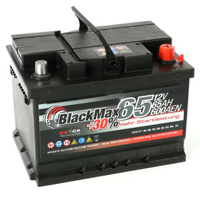 BlackMax +30% 12V 65Ah 600A/EN