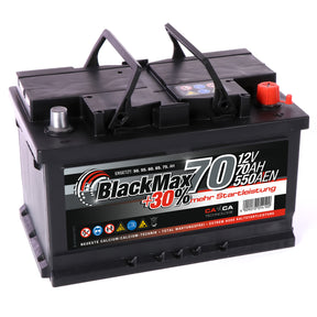 BlackMax +30% 12V 70Ah 550A/EN