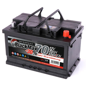 BlackMax +30% 12V 70Ah 550A/EN