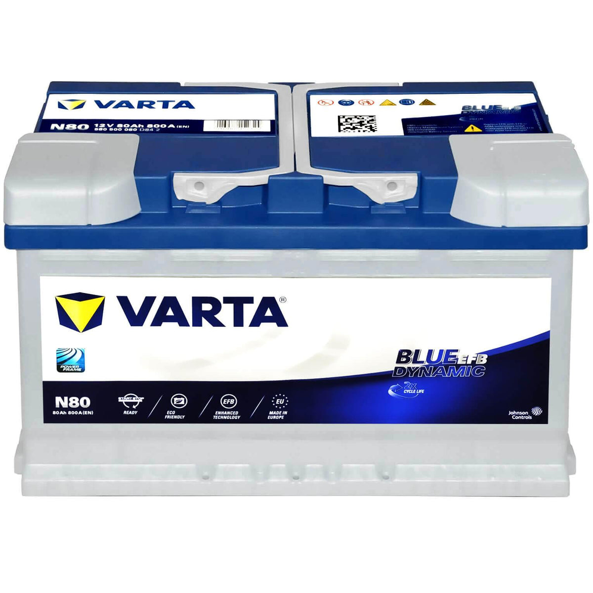 Varta N80 Blue Dynamic EFB 12V 80Ah 800A/EN