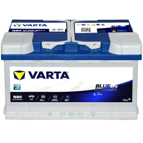 Varta N80 Autobatterie Start Stop EFB 12V 80Ah