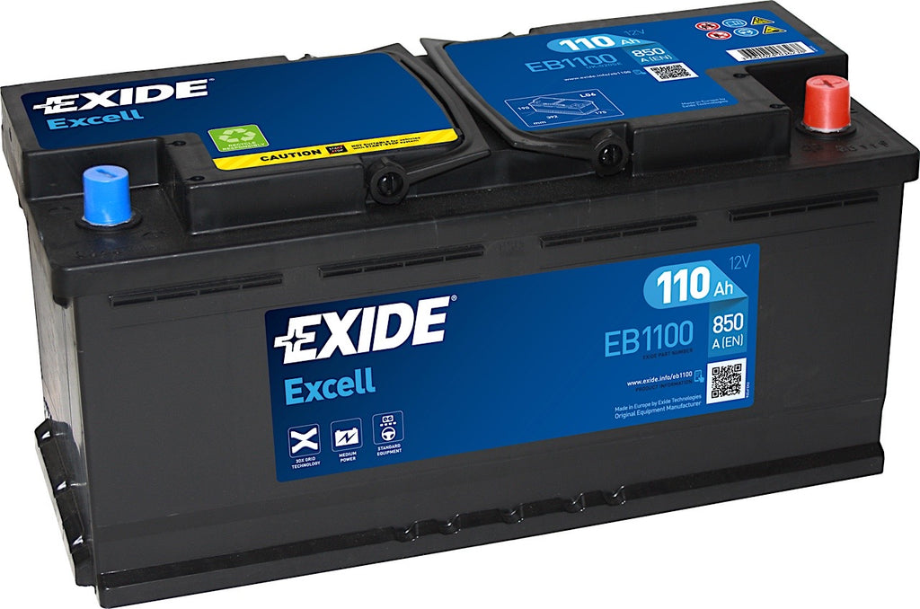 Exide EB1100 Excell 110Ah Autobatterie