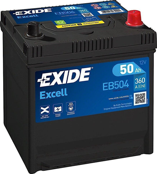 Exide EB500 Excell 50Ah Autobatterie 552 400 047