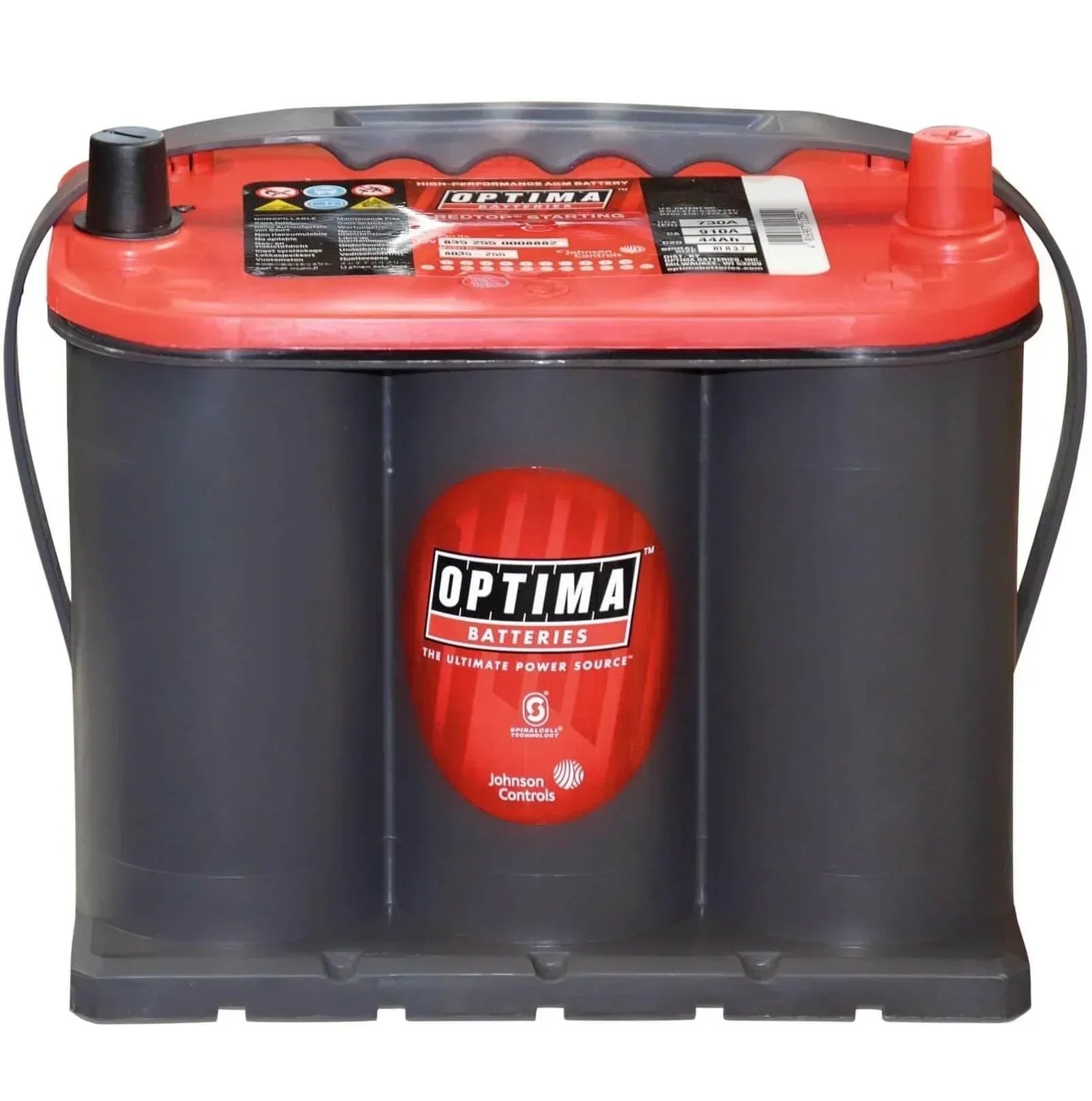 Design Rt R3 Optima RT R 3.7 AGM Autobatterie RedTop 12V 44Ah