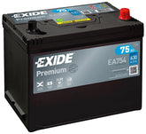 Exide Premium Carbon Boost EA754 12V 75Ah 630A/EN