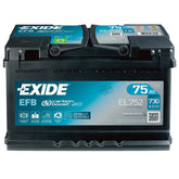 Exide Start-Stop EL752 EFB 12V 75Ah 730A/EN