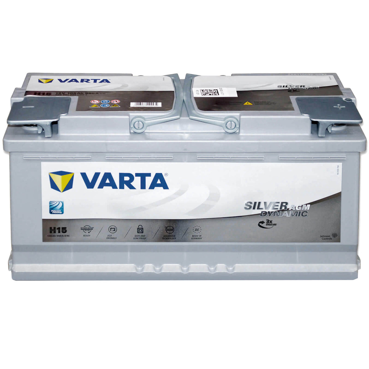 Varta H15 Silver Dynamic AGM 12V 105Ah Batterie 605901095D852