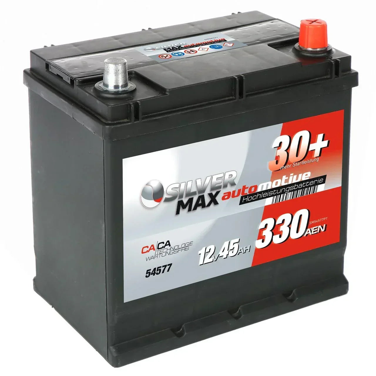 SilverMax 54577 12V 45Ah 330A/EN Autobatterie