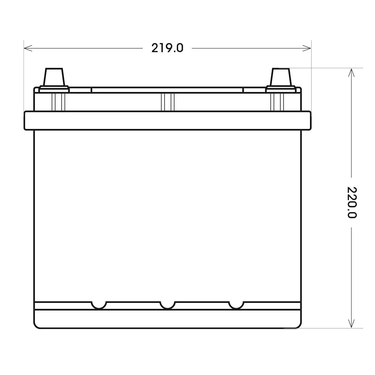 SilverMax 54577 12V 45Ah 330A/EN Autobatterie