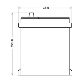 SilverMax 54577 12V 45Ah 330A/EN Autobatterie
