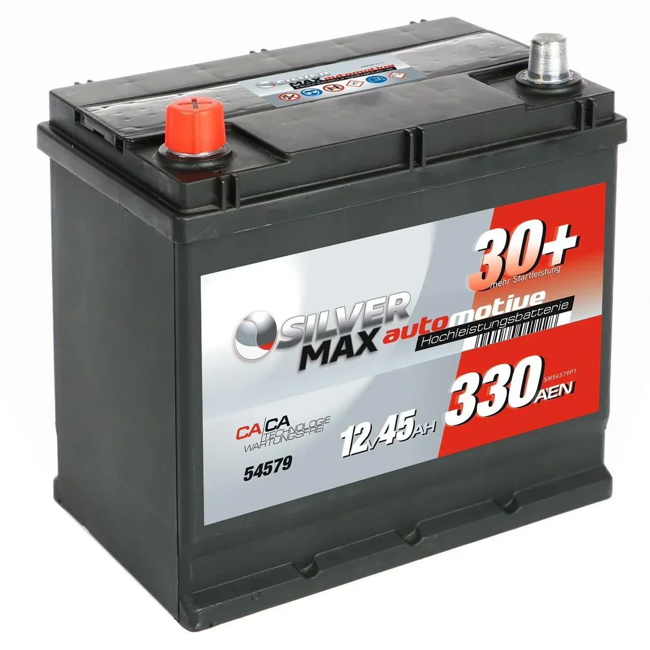 SilverMax 54579 12V 45Ah 330A/EN Autobatterie