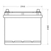 SilverMax 54579 12V 45Ah 330A/EN Autobatterie