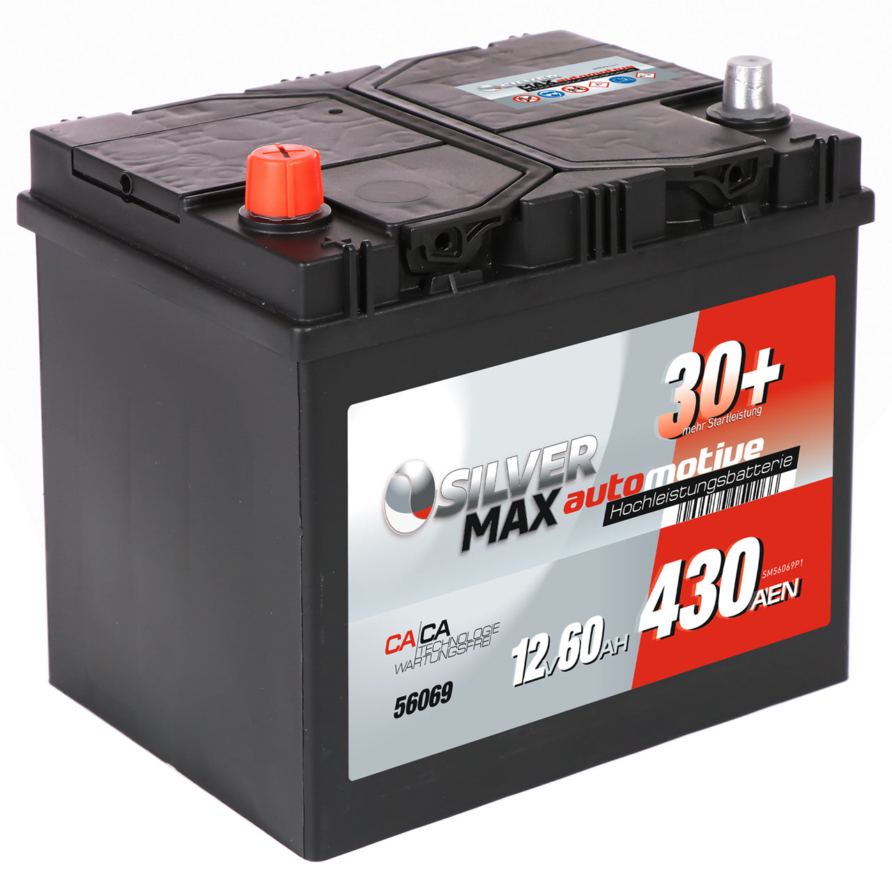 Autobatterie 60AH Pluspol Links