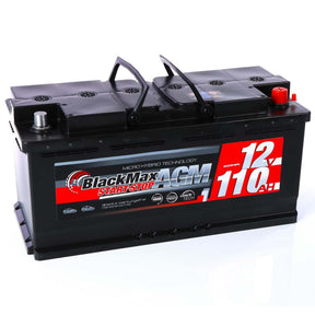 BlackMax Start-Stop AGM 12V 110Ah 1000A/EN