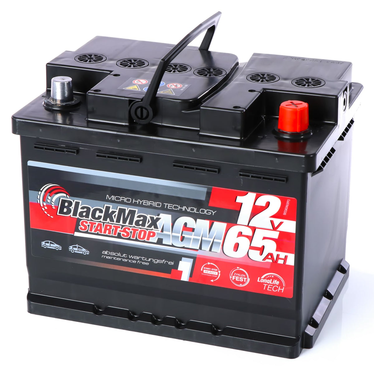 Autobatterie 65Ah kaufen - erhältlich sind auch Starterbatterien 62Ah, 63Ah  und 70Ah zum Preis ab 52,90€
