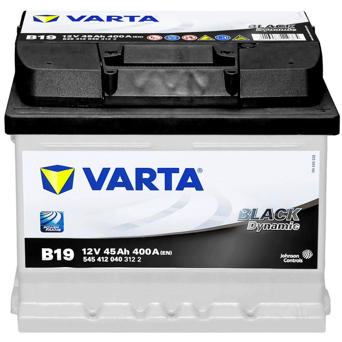 Autobatterie 12V 50Ah BlackMax Starterbatterie ersetzt 36Ah 44Ah 45Ah 47Ah  52Ah