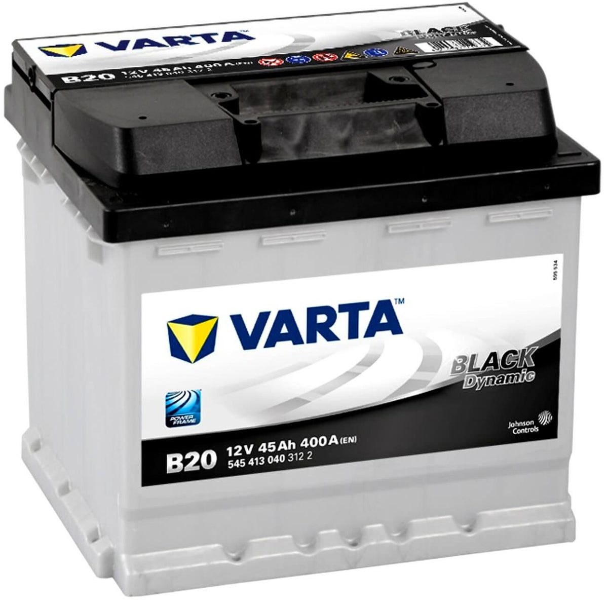 Varta B20 Black Dynamic 12V 45Ah 400A/EN