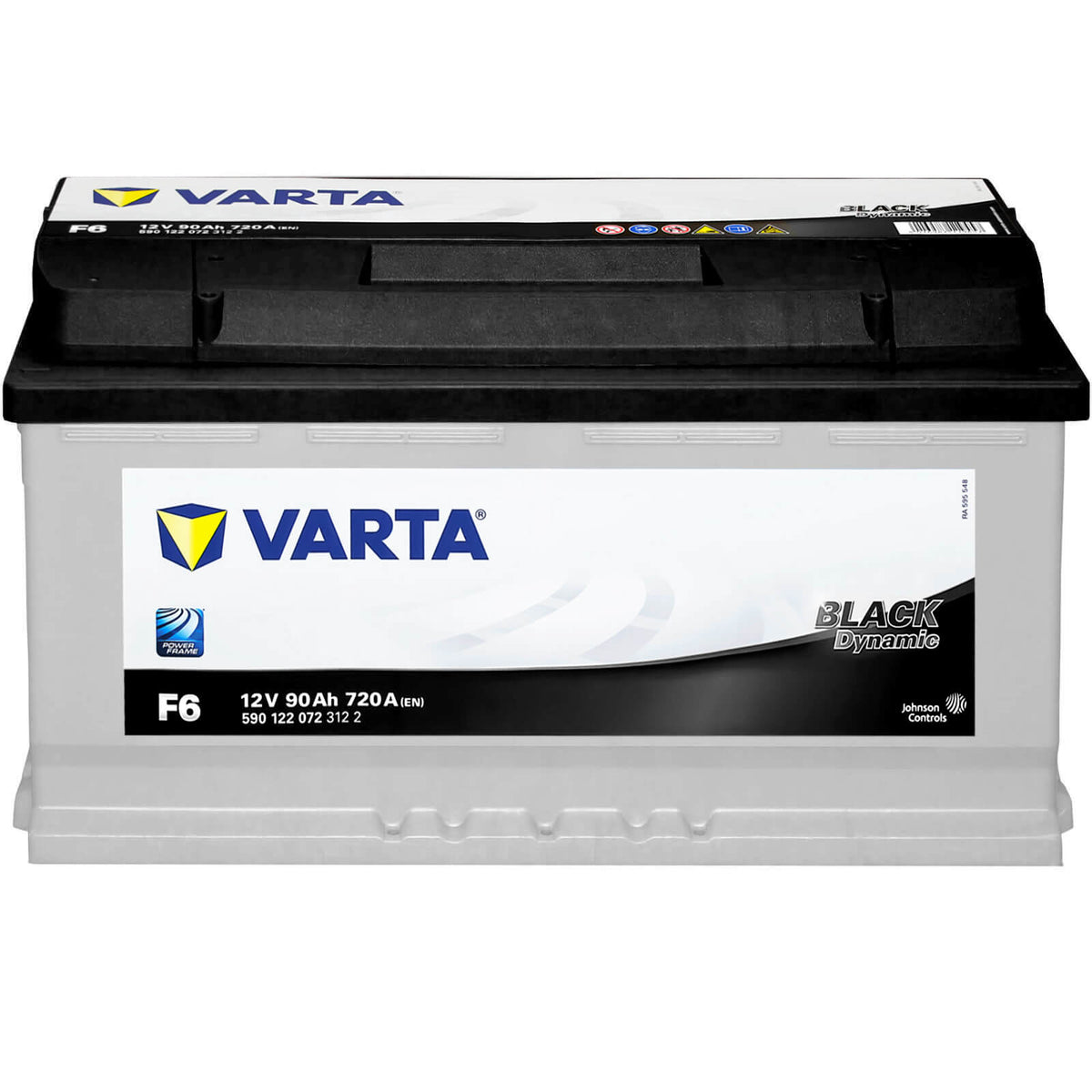 Varta F6 Black Dynamic 12V 90Ah Autobatterie 590122072