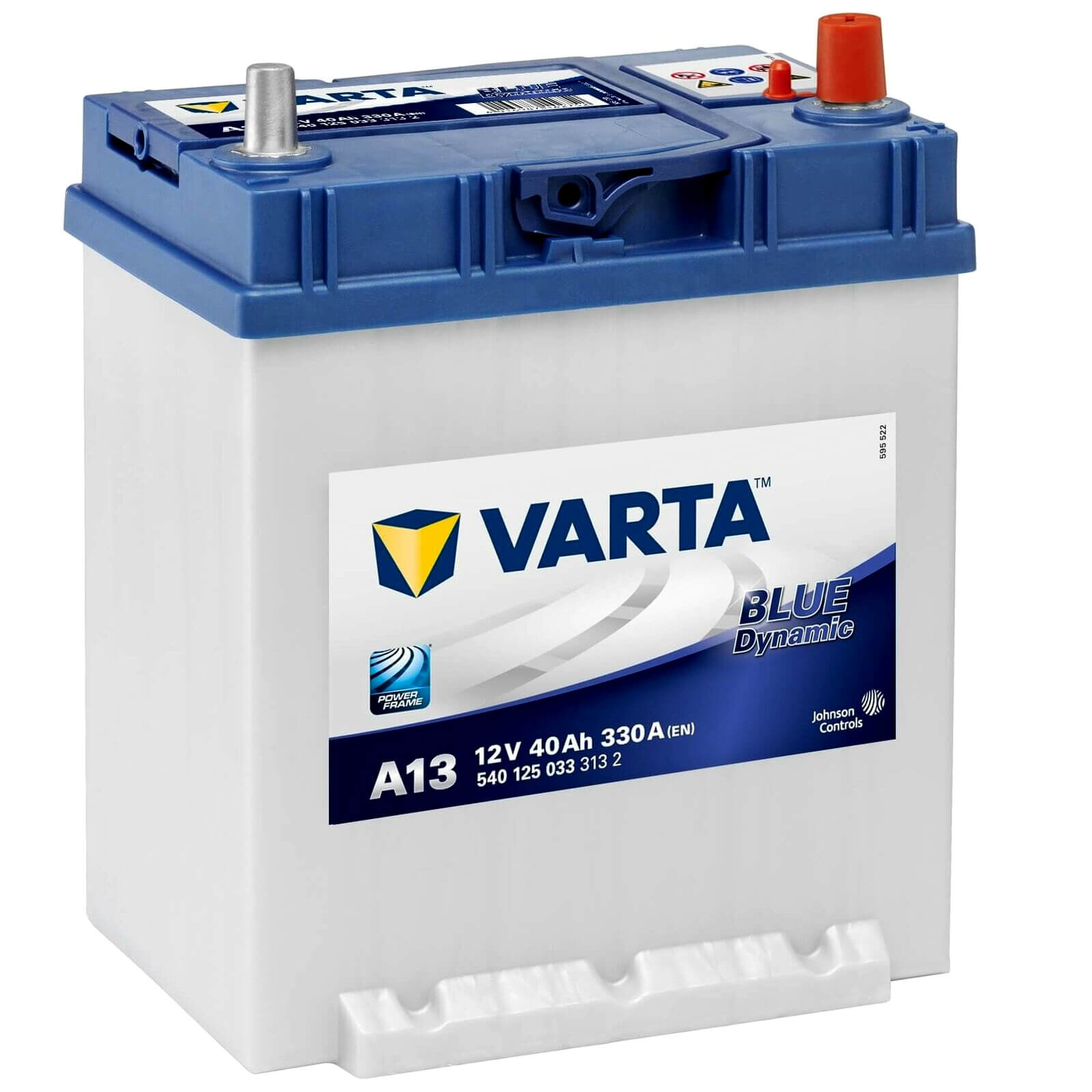 VARTA Starterbatterie Blue Dynamic 40Ah 330A A14 + 10g Pol-Fett  5401260333132 günstig online kaufen