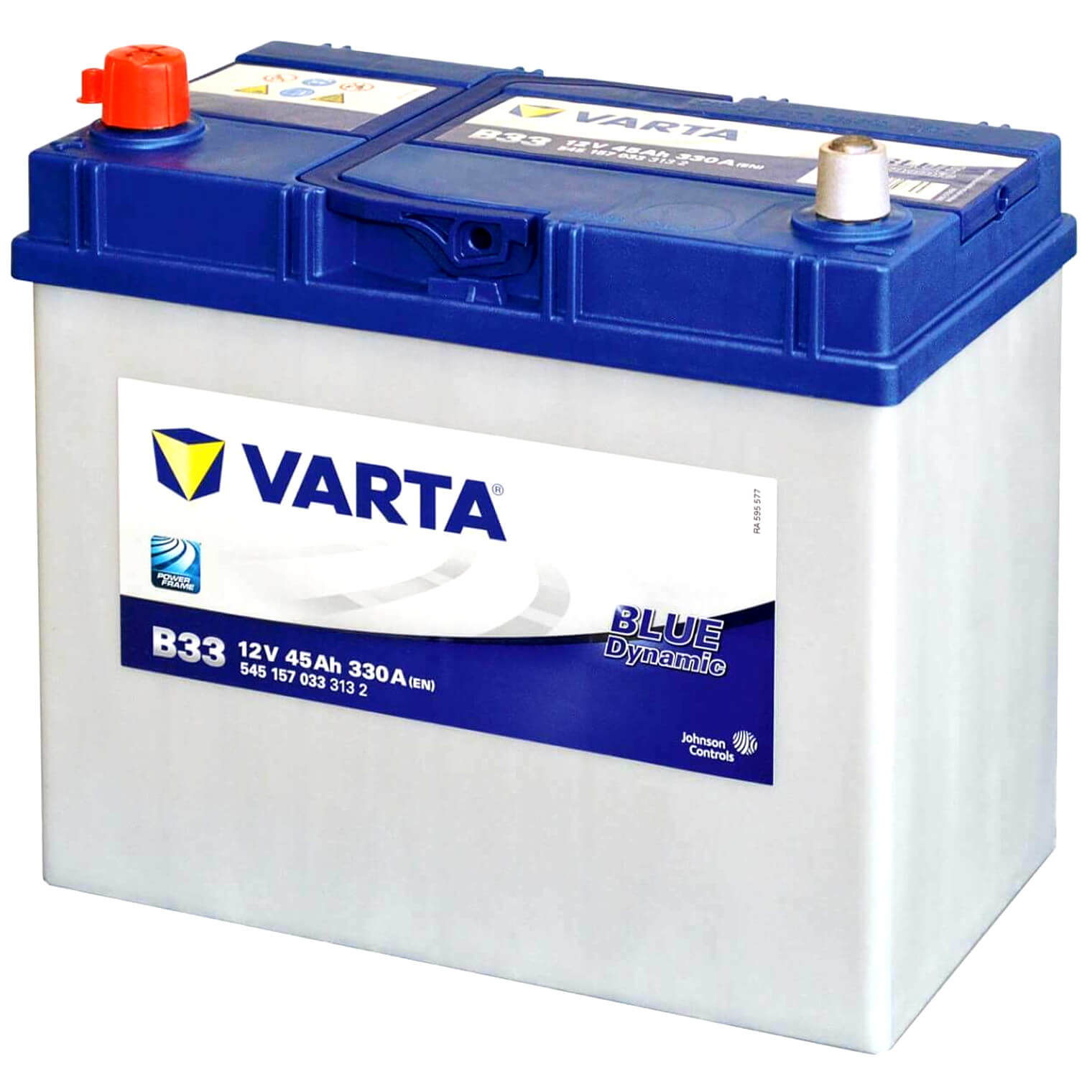Varta B33. Autobatterie Varta 45Ah 12V