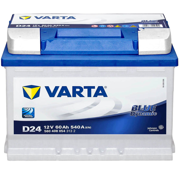 Varta D24 Car Battery 12V Blue Dynamic Sealed Calcium 4 Yr Warranty Type  027