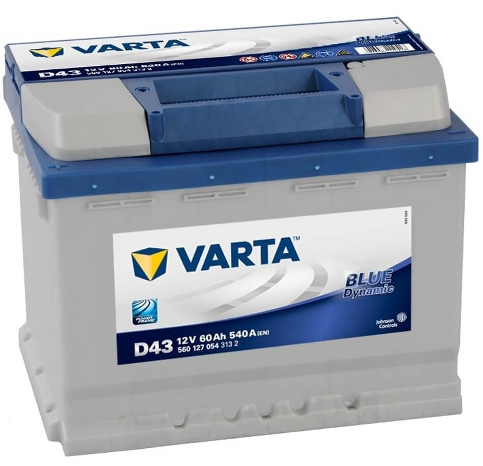 Varta D43 Blue Dynamic 12V 60Ah 540A/EN