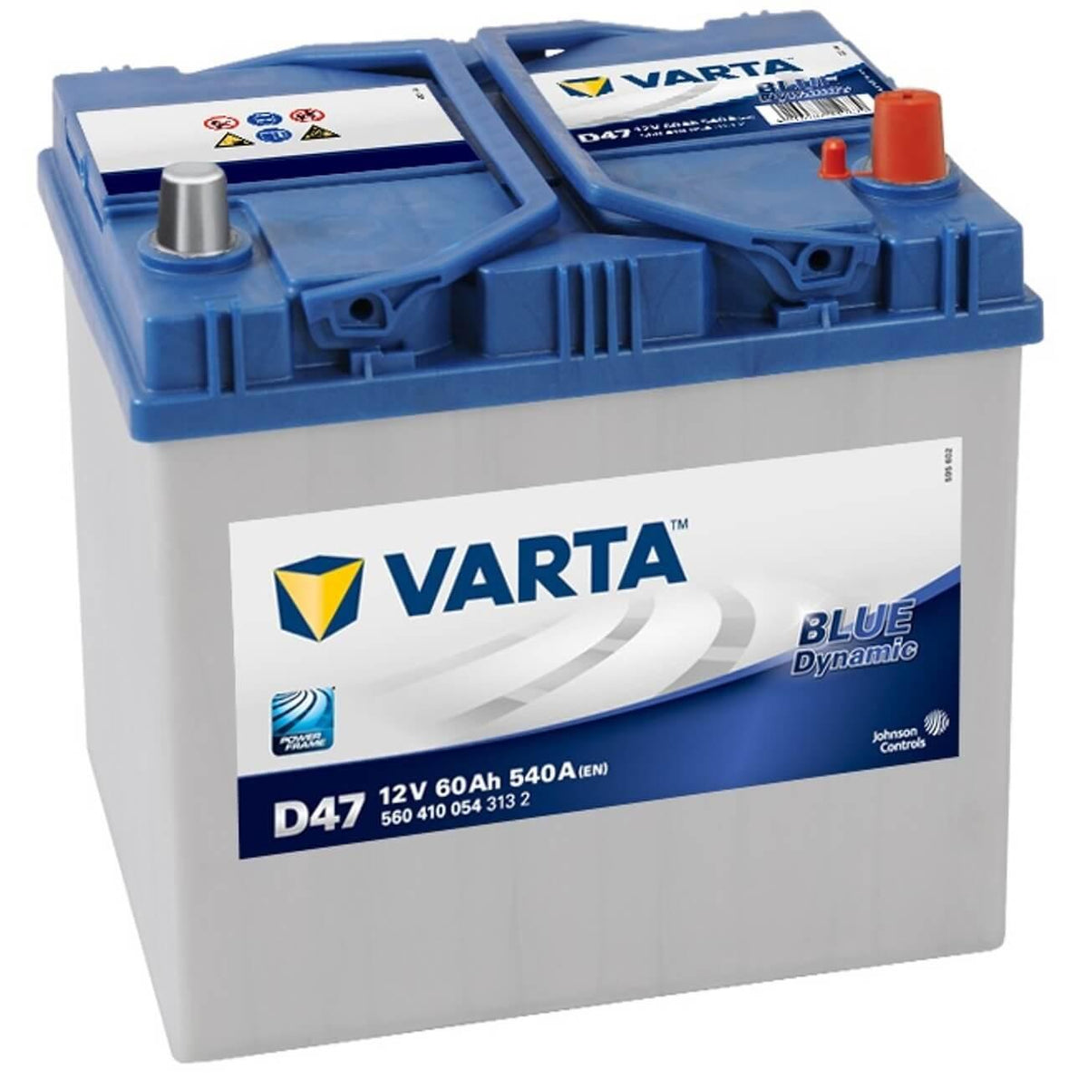 Varta D47 Blue Dynamic 12V 60Ah 540A/EN