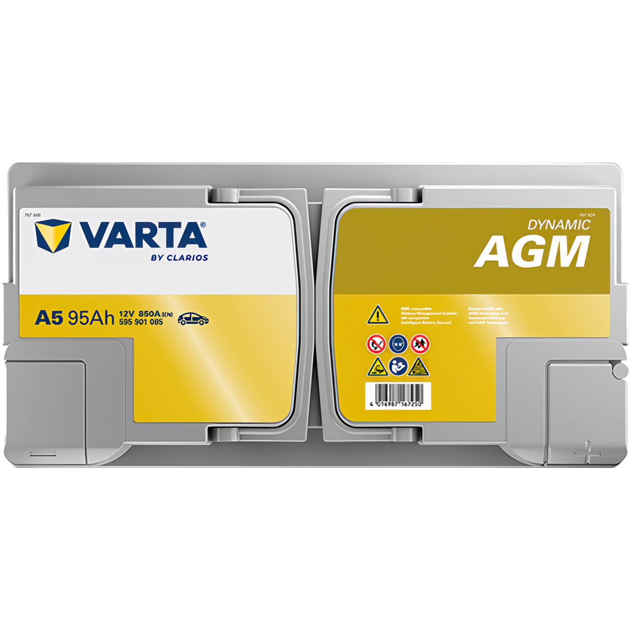 Varta A5 Dynamic AGM 12V 95Ah 850A/EN ersetzt Varta G14 Autobatterie