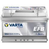 Autobatterie Varta Dynamic EFB Start Stop D54 12V 65Ah 565500065D842 Front