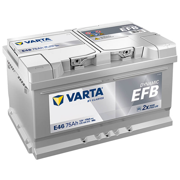 Varta E46 Dynamic EFB 12V 75Ah 730A/EN Autobatterie