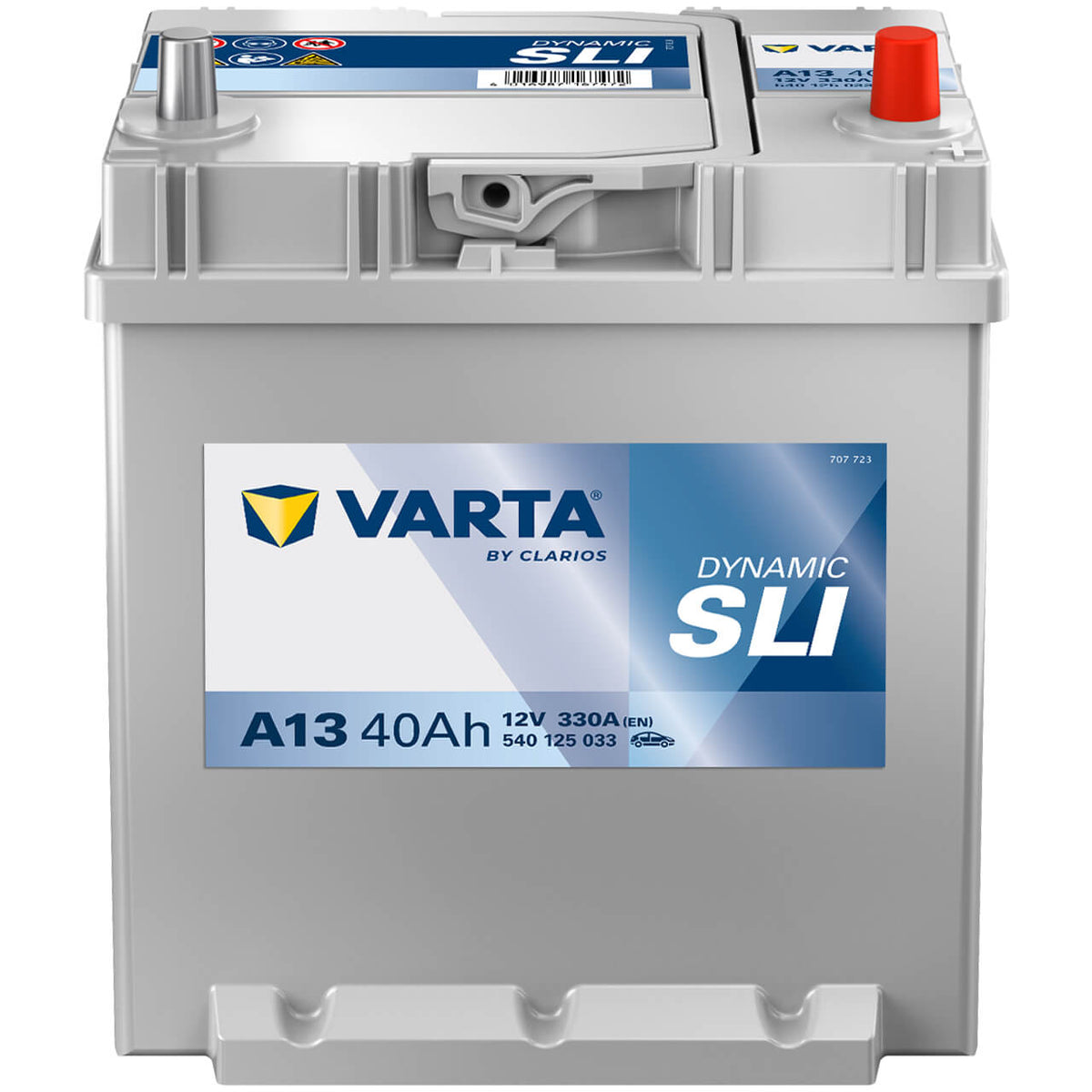 Autobatterie Varta Dynamic SLI A13 12V 40Ah 5401250333132 Front