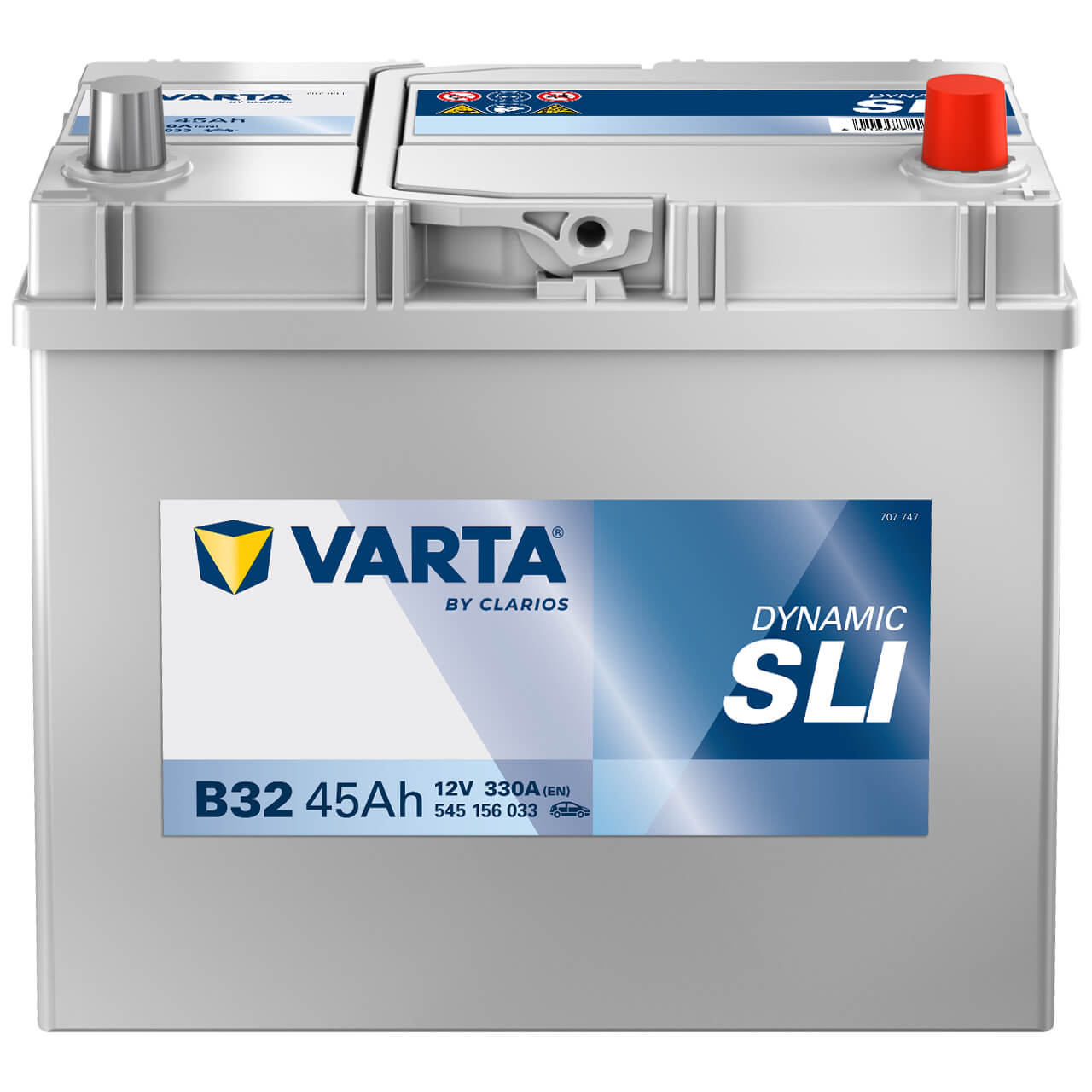 Autobatterie Varta Dynamic SLI B32 12V 45Ah 5451560333132 Front